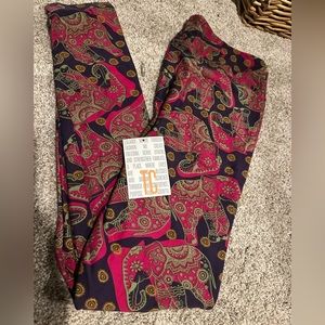 LuLaRoe Elephant Leggings size TC